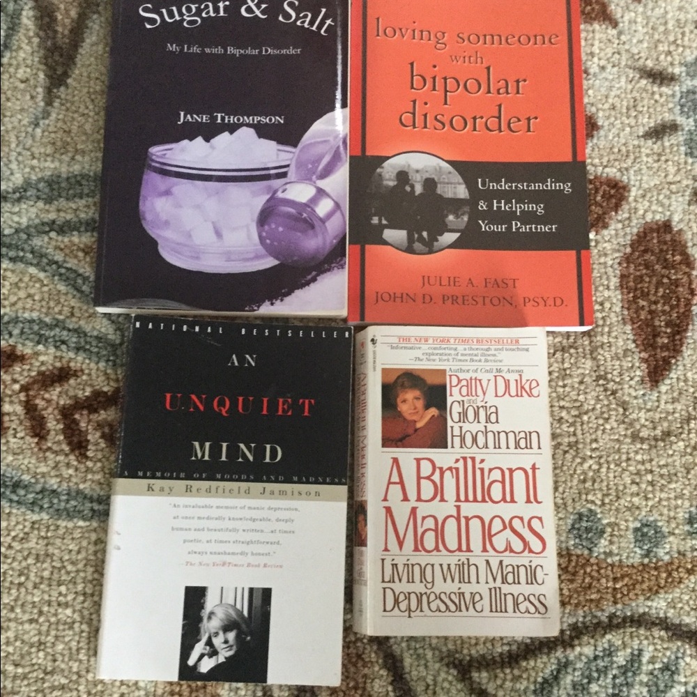 BIPOLAR BOOKS LOT OF 4!